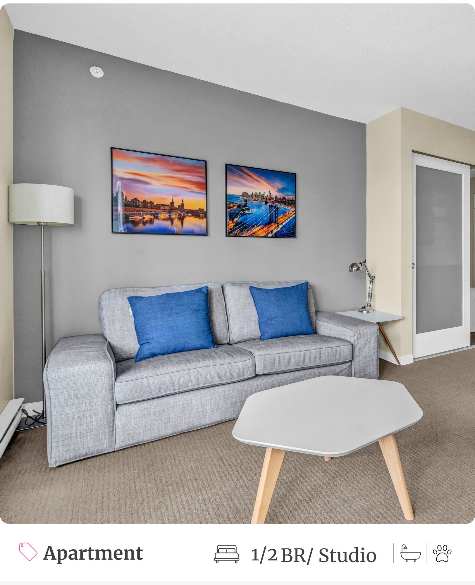 Fully furnished apartments in Capitol Residence