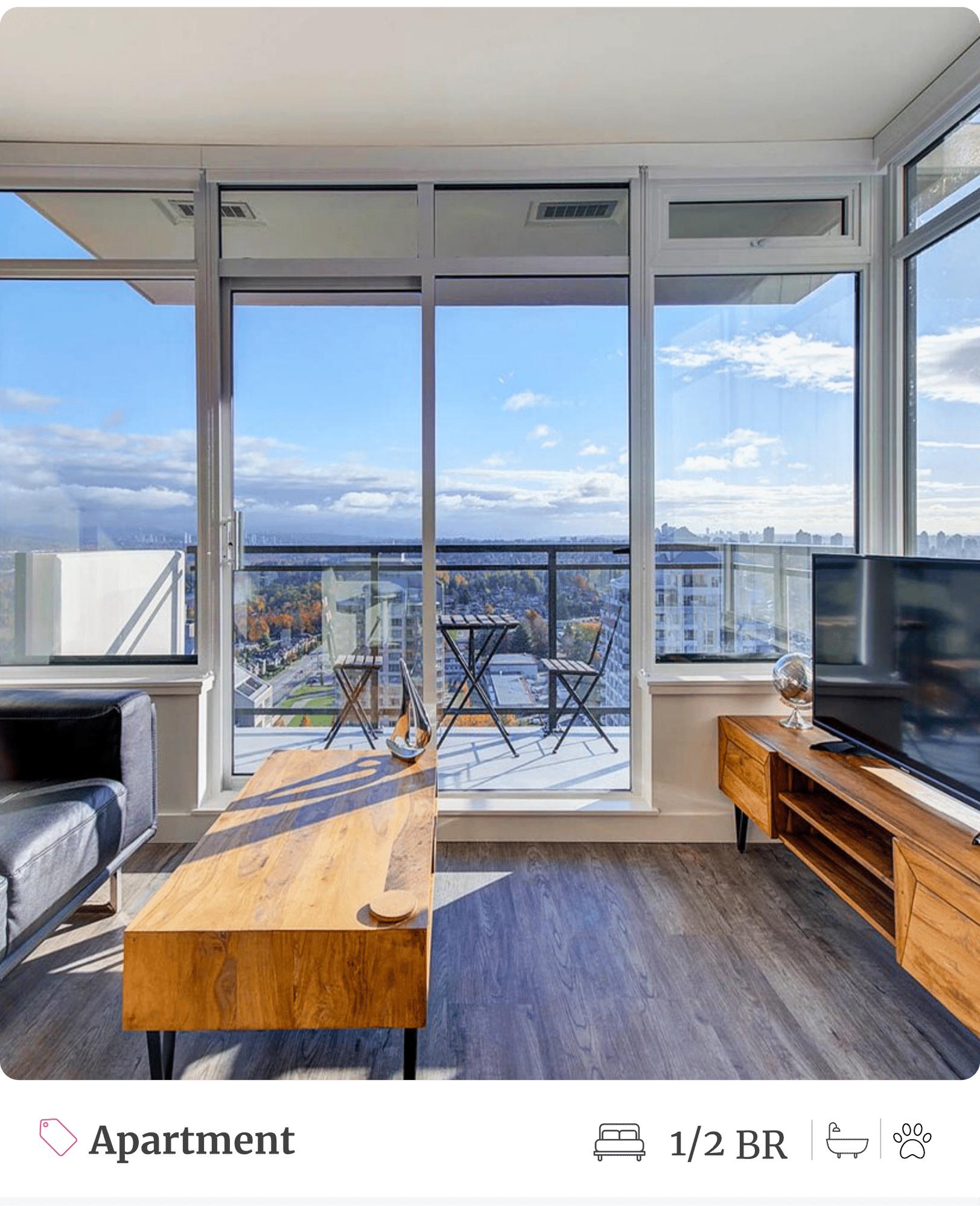 Fully furnished apartments in The Hazel