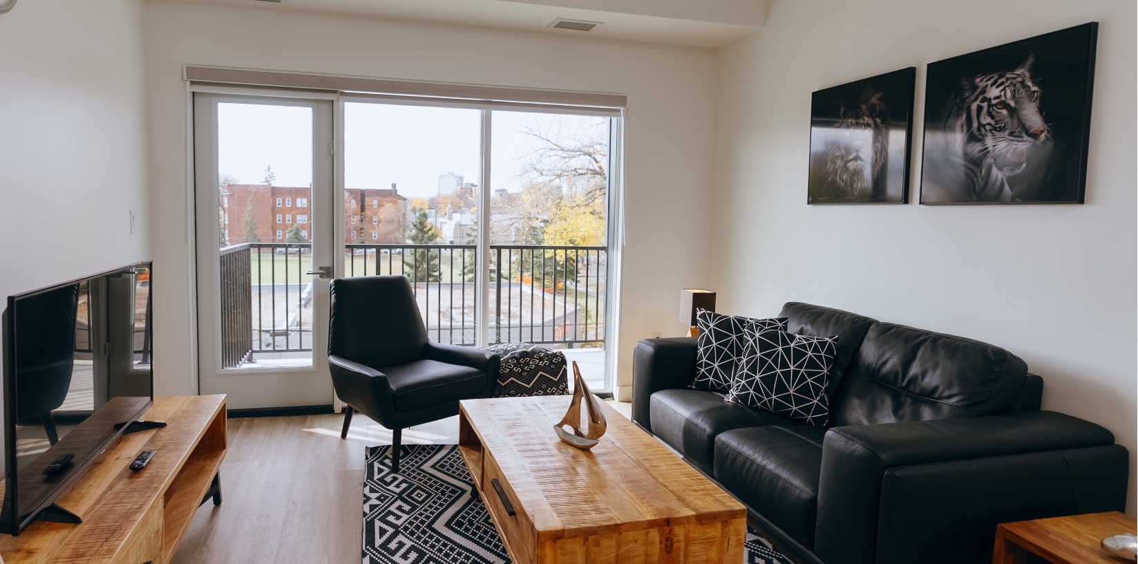 Fully furnished apartments and studios High-speed Wi-Fi Fully equipped kitchens Private balconies with amazing views in Winnipeg
